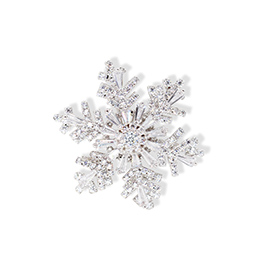NATURALLY JOJO 轻奢淑女系可转动雪花锆石胸针